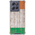 Ireland Flag Dark Wood Moto G 5G (2025) Clear Case